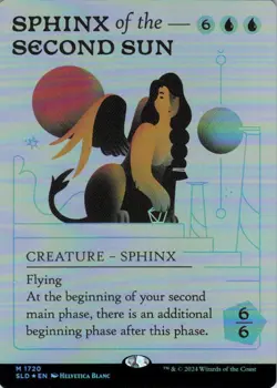 Sphinx of the Second Sun - Secret Lair Tome Astral Sorceress - 1720 - NM Foil - Image 2