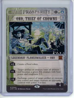 Oko, Thief of Crowns Magic: The Gathering 2024 Breaking News #50 Mythic Rare MTG - Image 1