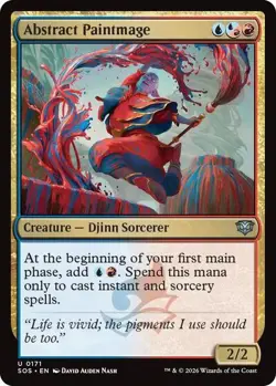 Abstract Paintmage (Foil) 171 MTG NM - Secrets of Strixhaven - Image 1