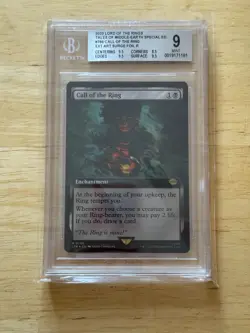 Call of the Ring Extended Art 0766 Surge Foil The Lord of the Rings MTG BGS 9 - Image 1