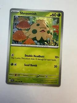 Shroomish & Breloom Grass Type Pokemon TCG Lot 6 Standard Regular ENG/JAP Cards - Image 3