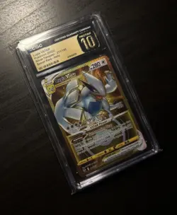 Lugia VSTAR Gold 211/195 CGC Pristine 10 Secret Rare Silver Tempest Pokemon - Image 1
