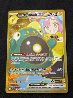 Iono's Bellibolt EX Sir 188/159 SV09 Holo Pokemon TCG Card Journey Together NM - Image 1