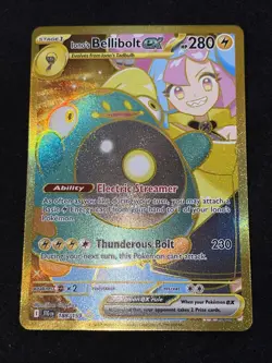 Iono's Bellibolt EX Sir 188/159 SV09 Holo Pokemon TCG Card Journey Together NM - Image 2