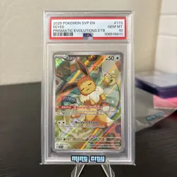 2025 POKEMON SVP EN-SV BLACK STAR PROMO #173 EEVEE PSA 10 - Image 3