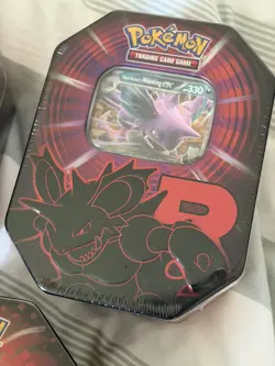 Pokemon TCG – Team Rocket Tins Full Set x 3 Tin Bundle – New & Factory Sealed - Image 4