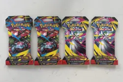 4x Pokemon TCG Mega Evolution Sleeved Booster Pack Sealed Gardevoir Venusaur Art - Image 1