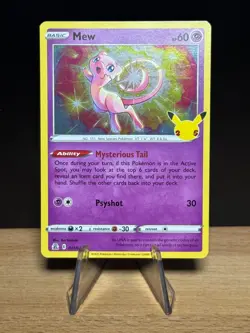 Mew Holo Rare Celebrations 011/025 NM Pokemon TCG - Image 1