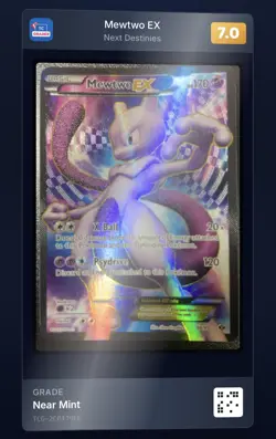 POKEMON Mewtwo-EX - 98/99 - Full Art Ultra Rare NM BW Next Destinies - Image 1