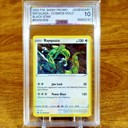 Pokemon Sword & Shield Black Star Promo Rayquaza SWSH029 AGS Legendary 10 2020 - Image 1