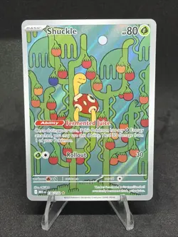 Pokemon TCG Shuckle 136/132 Mega Evolution Illustration Rare - Image 1