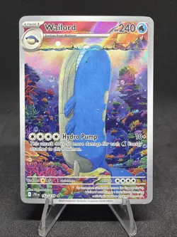 Pokemon TCG: Wailord 162/159 Illustration Rare Sv09: Journey Together English NM - Image 1