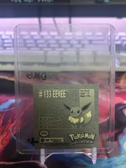 Eevee #133 Pokemon 1999 Artbox Sticker DMG - Image 2