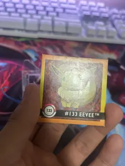 Eevee #133 Pokemon 1999 Artbox Sticker DMG - Image 5