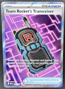 Team Rocket’s Transceiver 263/217 Ascended Heroes Ultra Rare Full Art Pokemon NM - Image 1