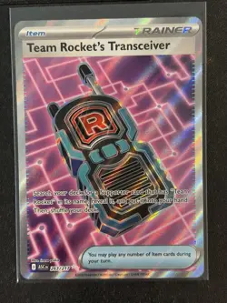 Pokemon Team Rocket's Transceiver ASC 263/217 Ultra Rare Full Art Holo - Image 1