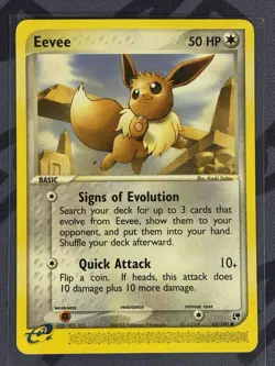 Pokemon TCG - Eevee 63/100 Regular - Light Play/MP - Sandstorm 2003 - Image 1