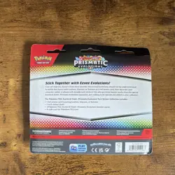 Pokemon TCG Prismatic Evolutions Tech Sticker Pack Sylveon Vaporeon 2025 - Image 3