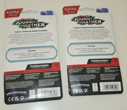 Pokemon Journey Together 2 Pack Lot Yanma & Scraggy Blisters w/coins SEALED New - Image 2