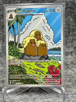 Pokemon Surging Sparks Alolan Dugtrio 208/191 Illustration Rare - Image 1
