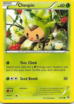 Chespin 9/162 BREAKthrough Common NM Pokemon TCG - Image 1