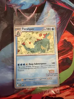 Feraligatr 213 SEALED Pokemon Day Illustration Contest 2024 Pokemon TCG MINT - Image 1