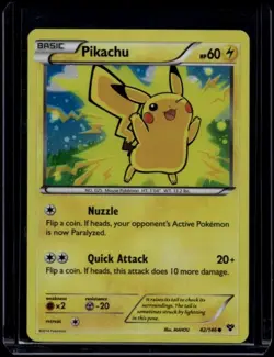 Pokemon TCG Pikachu 42/146 Movie Promo Holo NM - Image 1