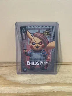 Pikachu Cosplay Pokemon Child's Play #E5 Silver Holo Box Hit Electric - Image 1