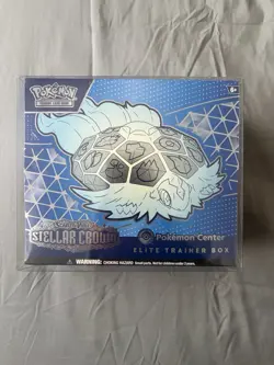 Pokemon TCG Stellar Crown Pokemon Center Elite Trainer Box New (Small Nick) - Image 1