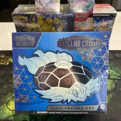 Pokemon TCG: Stellar Crown - Elite Trainer Box ETB Brand New & Sealed - In Hand - Image 1