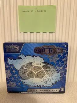 Pokemon TCG Stellar Crown Elite Trainer Box - small rip show in pictures - Image 1