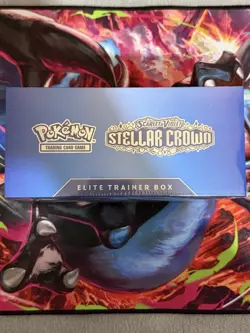 Pokemon TCG Scarlet & Violet Stellar Crown ETB Elite Trainer Box Sealed New - Image 2