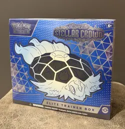 Pokemon TCG Stellar Crown ETB Elite Trainer Box Sealed - Image 1