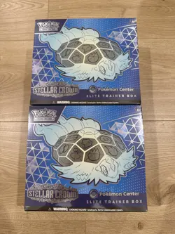 2x Pokemon Stellar Crown Pokemon Center Elite Trainer Box ETB SHIPS NOW - Image 1