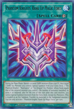 Phantom Knights' Rank-Up-Magic Force MP21-EN200 1st ED Yu-Gi-Oh! - Image 1
