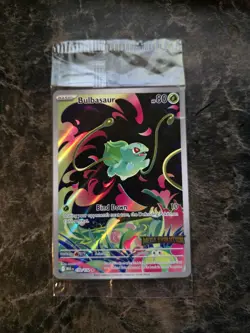 Pokemon TCG Bulbasaur 133/132 Pokemon ME01 Mega Evolution Stamped Promo SEALED - Image 1