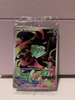 Bulbasaur Stamped Sealed Illustration Rare Mega Evolution 133/132 Pokemon TCG - Image 1