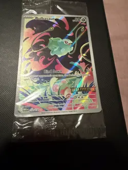 Bulbasaur 133/132 IR - Mega Evolution Stamped Sealed Promo - Pokemon TCG Mint - Image 1