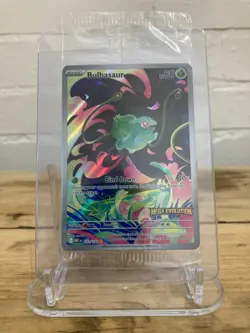 Pokemon TCG: Bulbasaur 133/132 Mega Evolution Stamped Promo - Sealed - Image 1