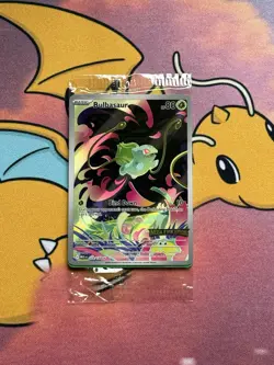 Pokemon TCG- Bulbasaur 133/132 Stamped Promo- Mega Evolution- Sealed - Image 1