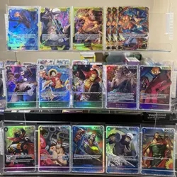 One Piece TCG 132 Card Lot PRB02 Rares/Foils/Sec/Sr English The Best Vol.2 - Image 1