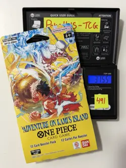 (HEAVY)🔥One Piece Adventure On Kami’s Island OP15-EB04 Sleeved Booster Pack - Image 1