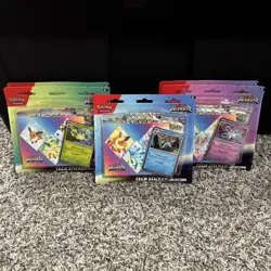 Pokemon TCG Prismatic Evolutions Tech Sticker Collection 3 Pack SEALED Lot Of 5 - Image 1