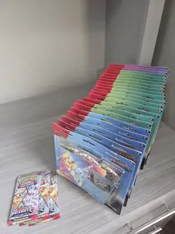 Pokemon TCG Prismatic Evolutions Tech Sticker Collection Blister LOT of 22 NEW - Image 1