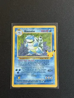Pokemon Blastoise 2/102 Celebrations Classic Collection Holo - Image 1
