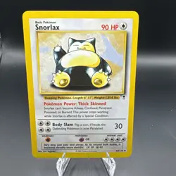 Snorlax 64/110 Non Holo Uncommon Legendary Collection Pokemon WOTC NM - Image 1