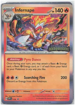 Infernape - - 116 SVP SV: Scarlet & Violet Promo Cards NM - Pokemon TCG - Image 1