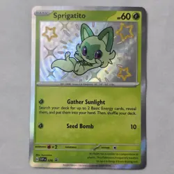 Sprigatito SVP 076 NM Pokemon Card – Black Star Promo Scarlet & Violet - Image 1