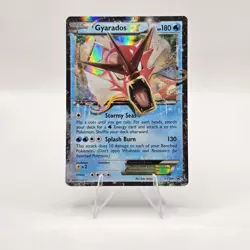 Pokemon Gyarados EX TCG Shiny Holo Black Star Promo Card XY106 LP Condition - Image 2