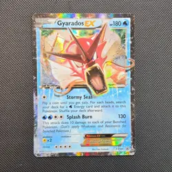 Pokemon Gyarados EX TCG Shiny Holo Black Star Promo Card XY106 LP Condition - Image 4